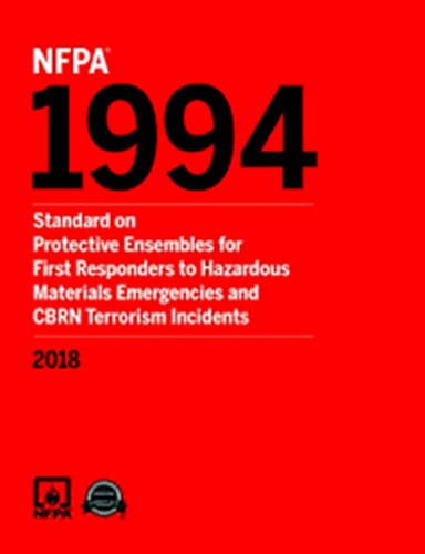 NFPA 1994: Standard on Protective Ensembles 2018 PAPERBACK USA ST