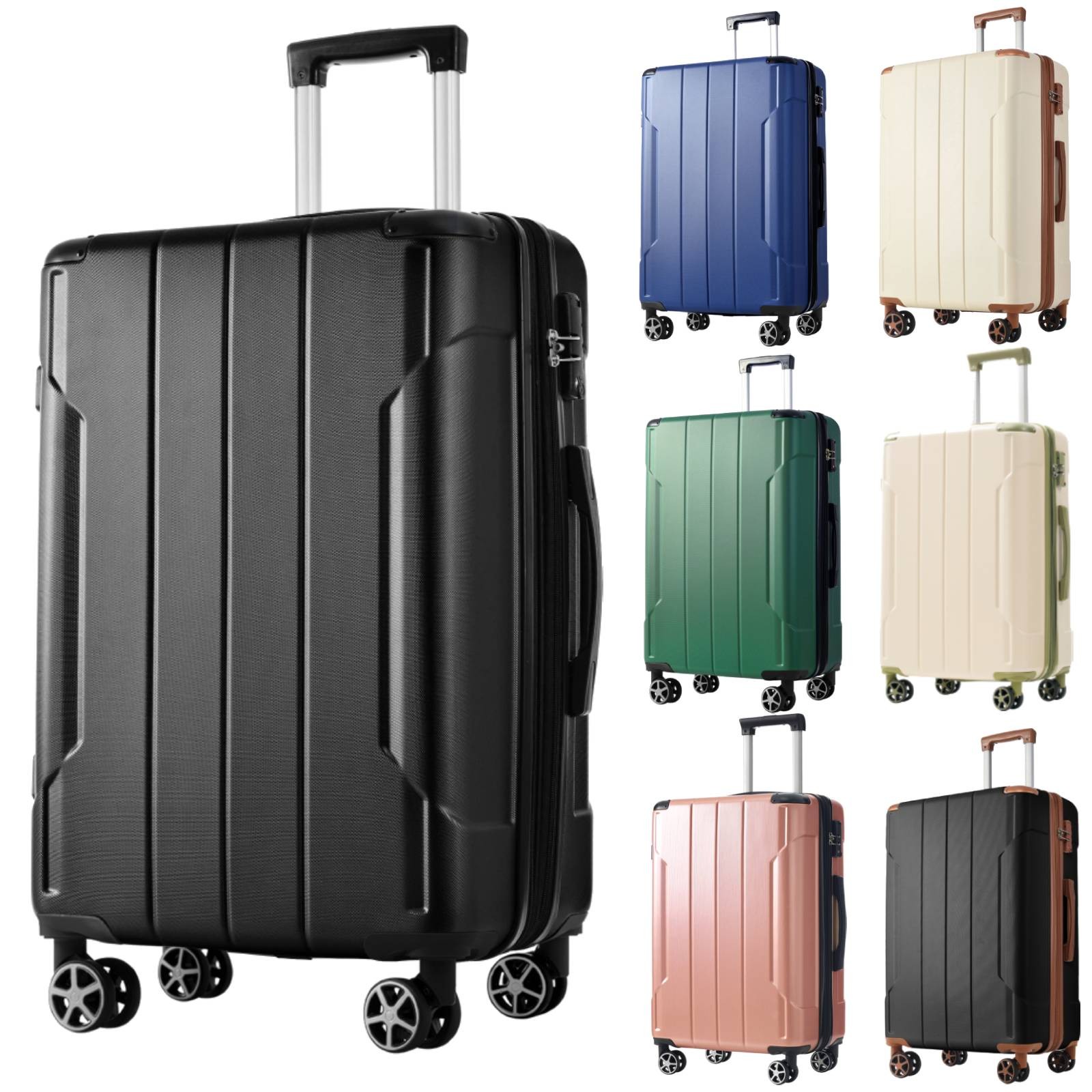 Hardshell Carry on Suitcase 20''24''28'' Lightweight Checked Luggage Suitcase