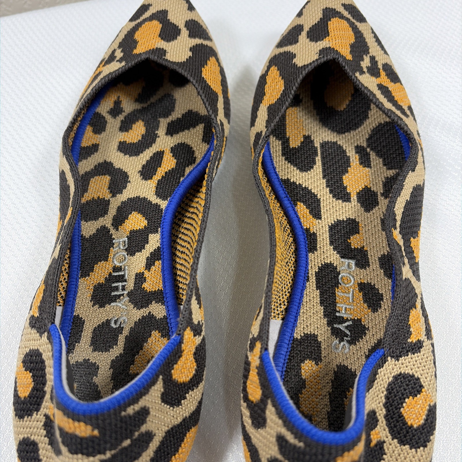 Rothy’s The Point Leopard Womens 10.5