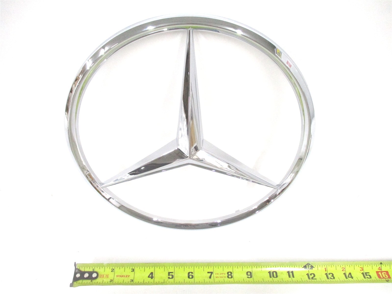 A3818170216 NEW LARGE STAR EMBLEM FOR MERCEDES 12" STUD MOUNT ORNAMENT BADGE