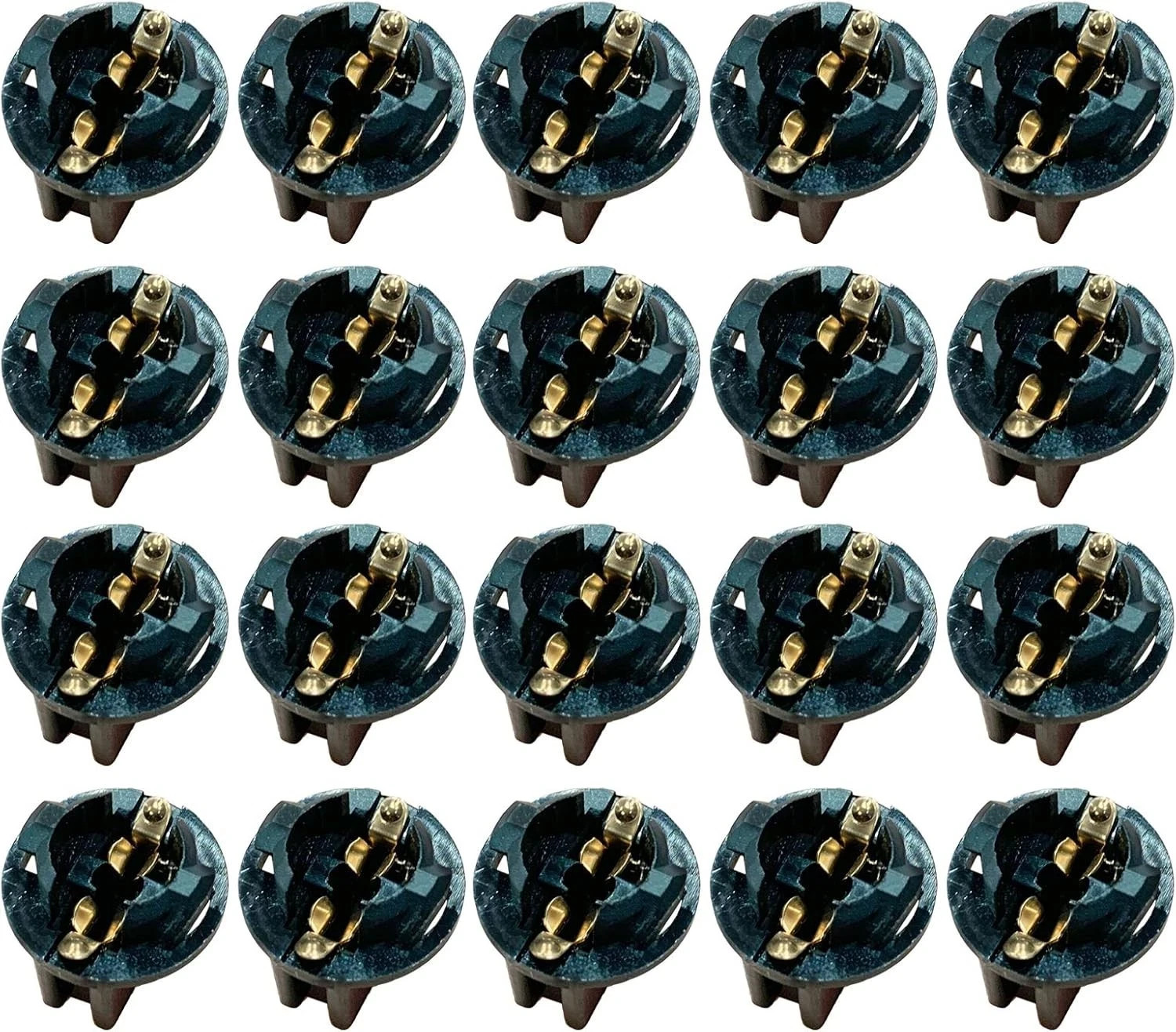 20 Pcs Light Bulb Twist Lock Socket W5W T10 168 194 Wedge Instrument Panel Da