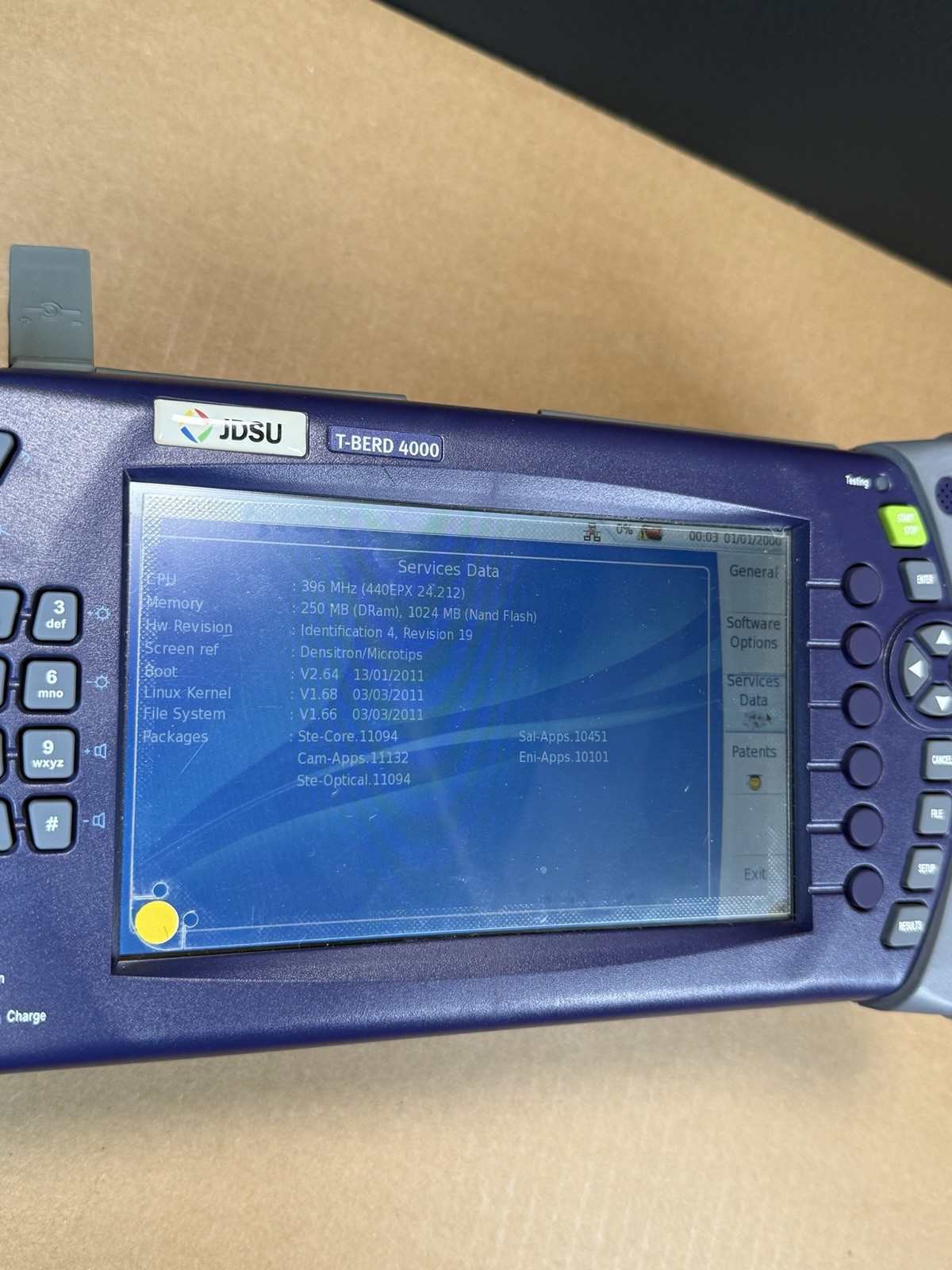 JDSU MTS T-BERD 4000 LAN Works Ships Fast!!!