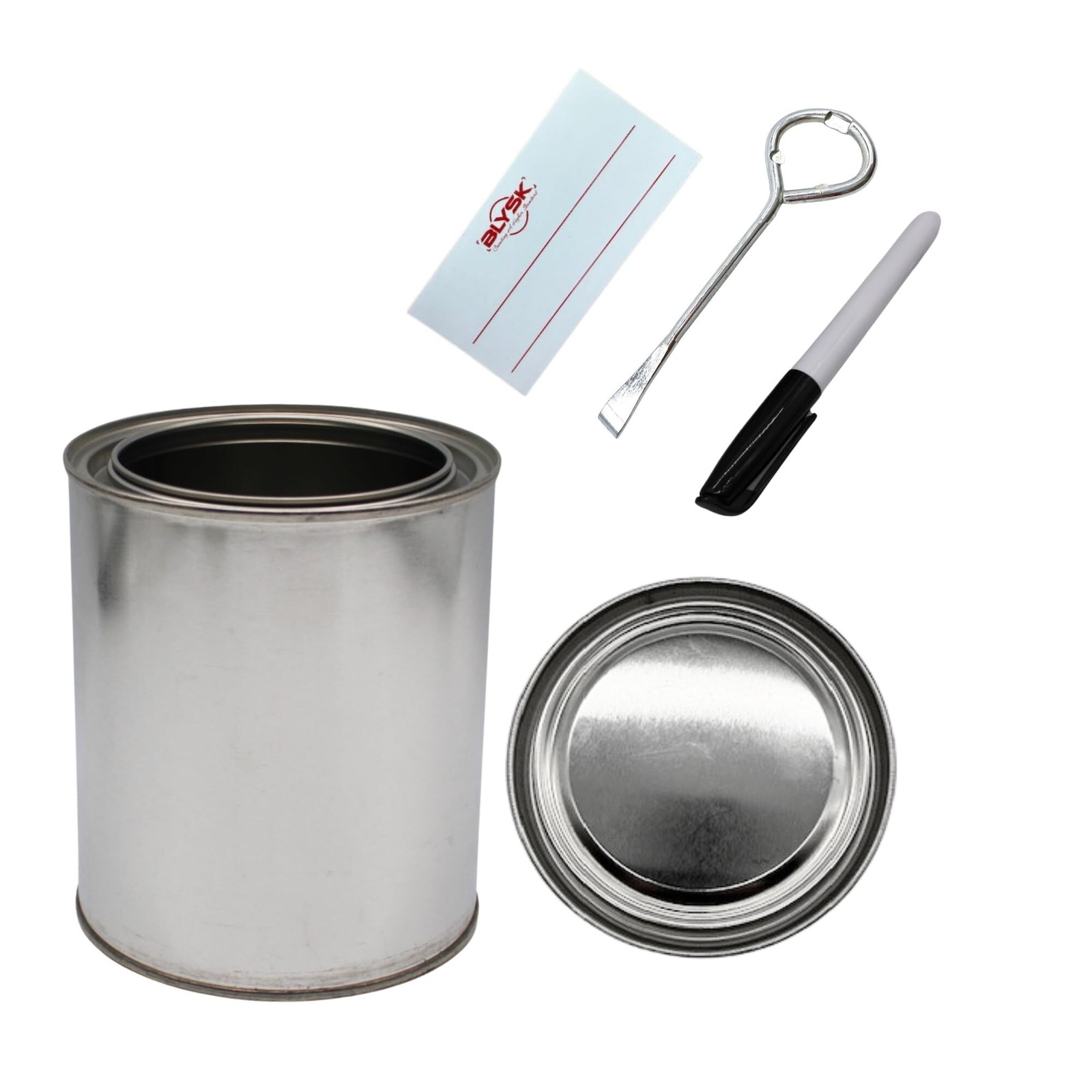 Empty Paint Cans with Lids – Quart/32 oz Unlined Containers for Paint, Solvents,