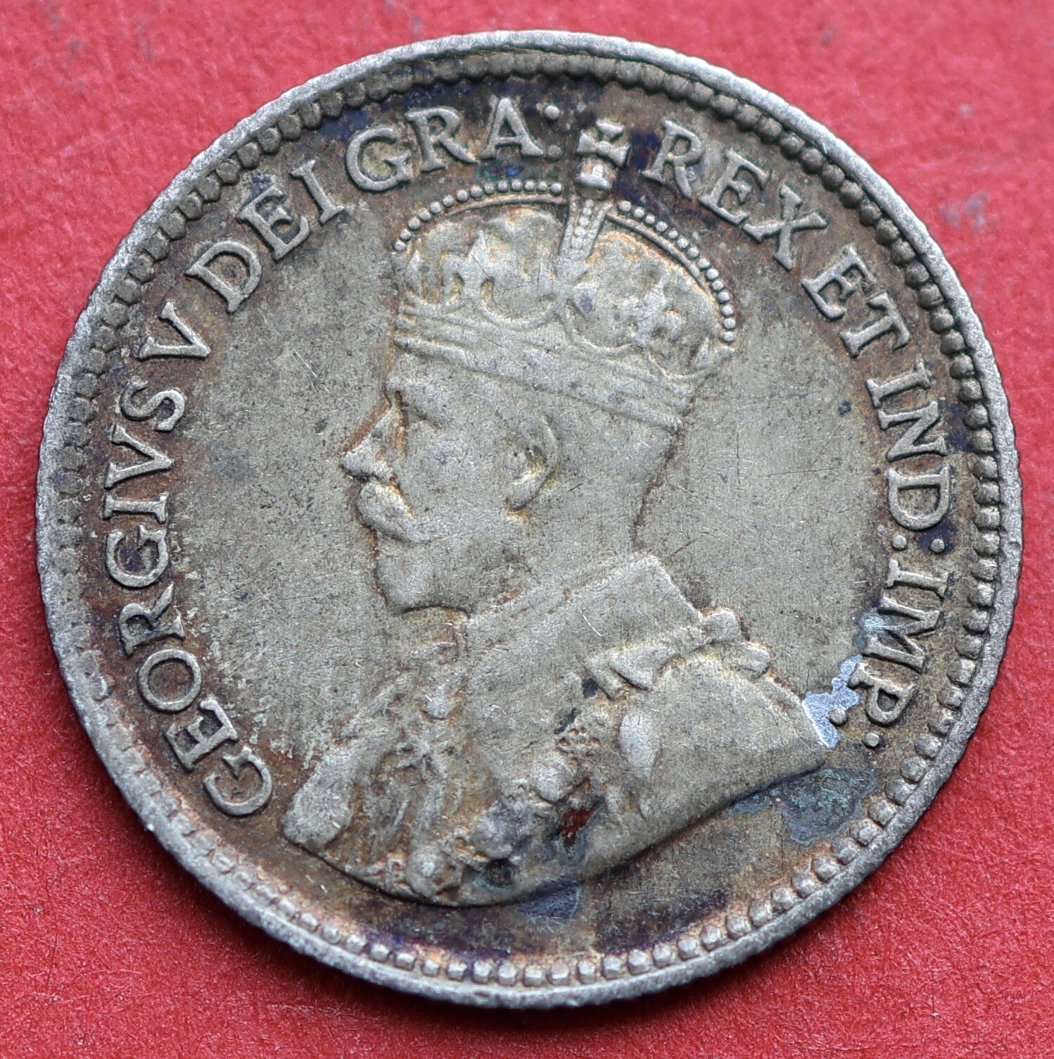 1916 Canada 5 Cents - EF - Old Cleaned Trend 30$ Lot#10848