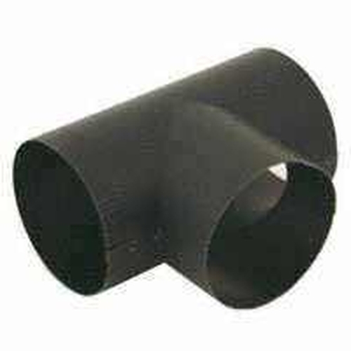 NEW GRAY METAL 8501199 8 INCH HEAVY 24GA BLACK TEE JOINT WOOD STOVE PIPE NIB
