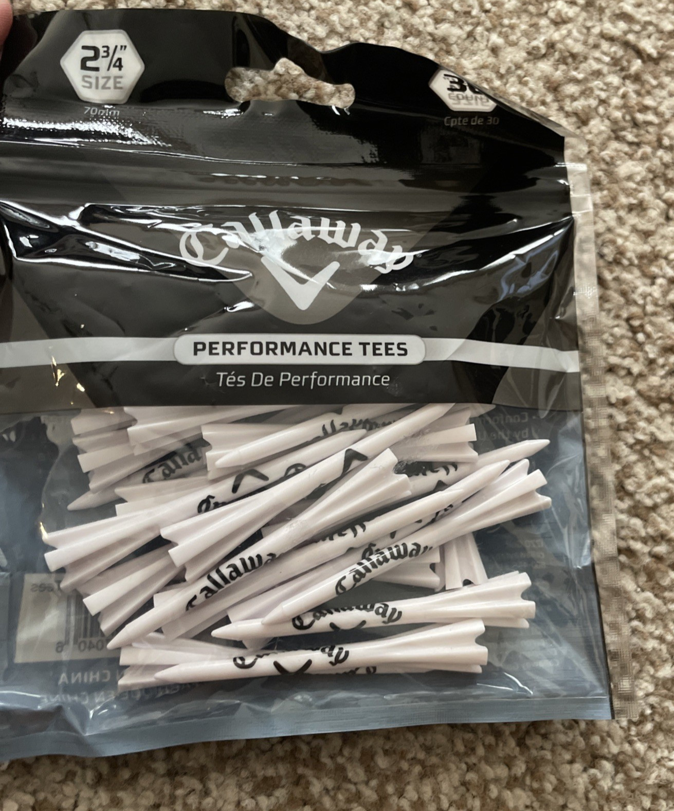 Callaway Performance Golf Tees 30 Count Pack 2 3/4"