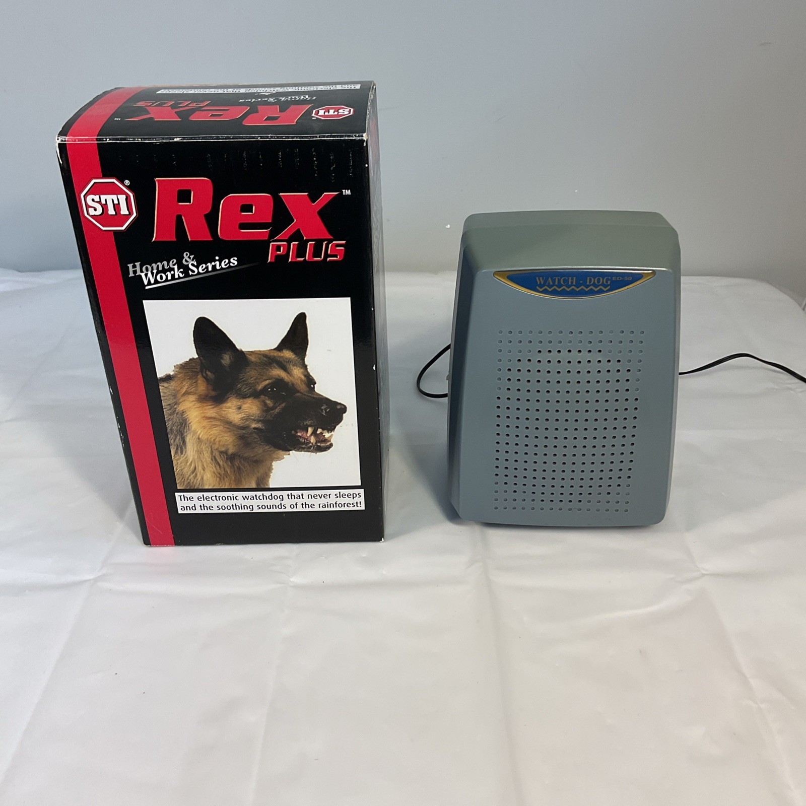 STI Rex Plus Electronic Watchdog ED-50 – Sound Activated Alarm – Tested, Works