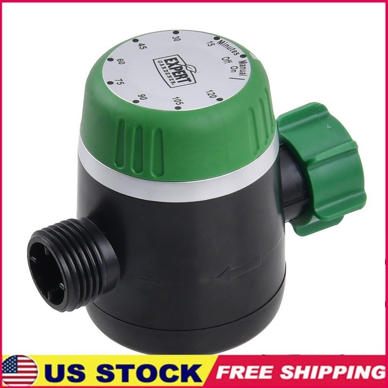Outdoor Dial Faucet Mechanical Watering Timer Controller 120 Minute Heavy Duty