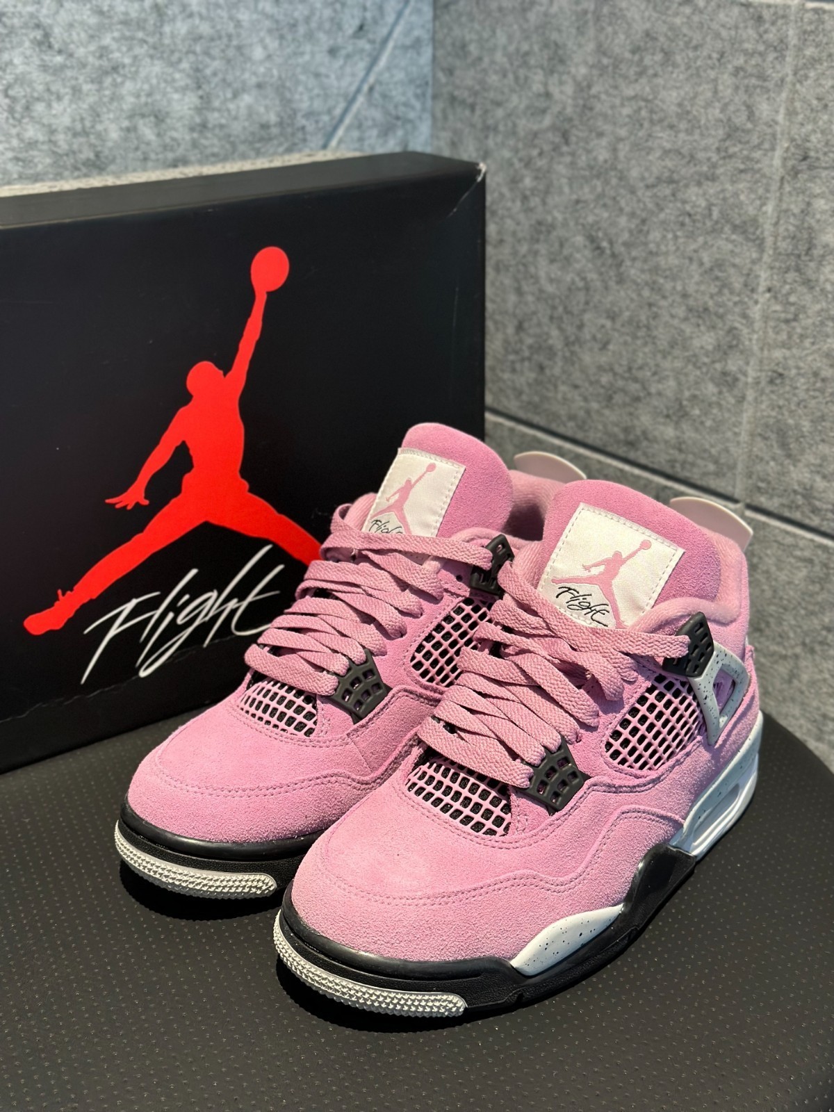 Nike Air Jordan 4 "Orchid" Mid Top Retro Women's and Men's Basketball Shoes
