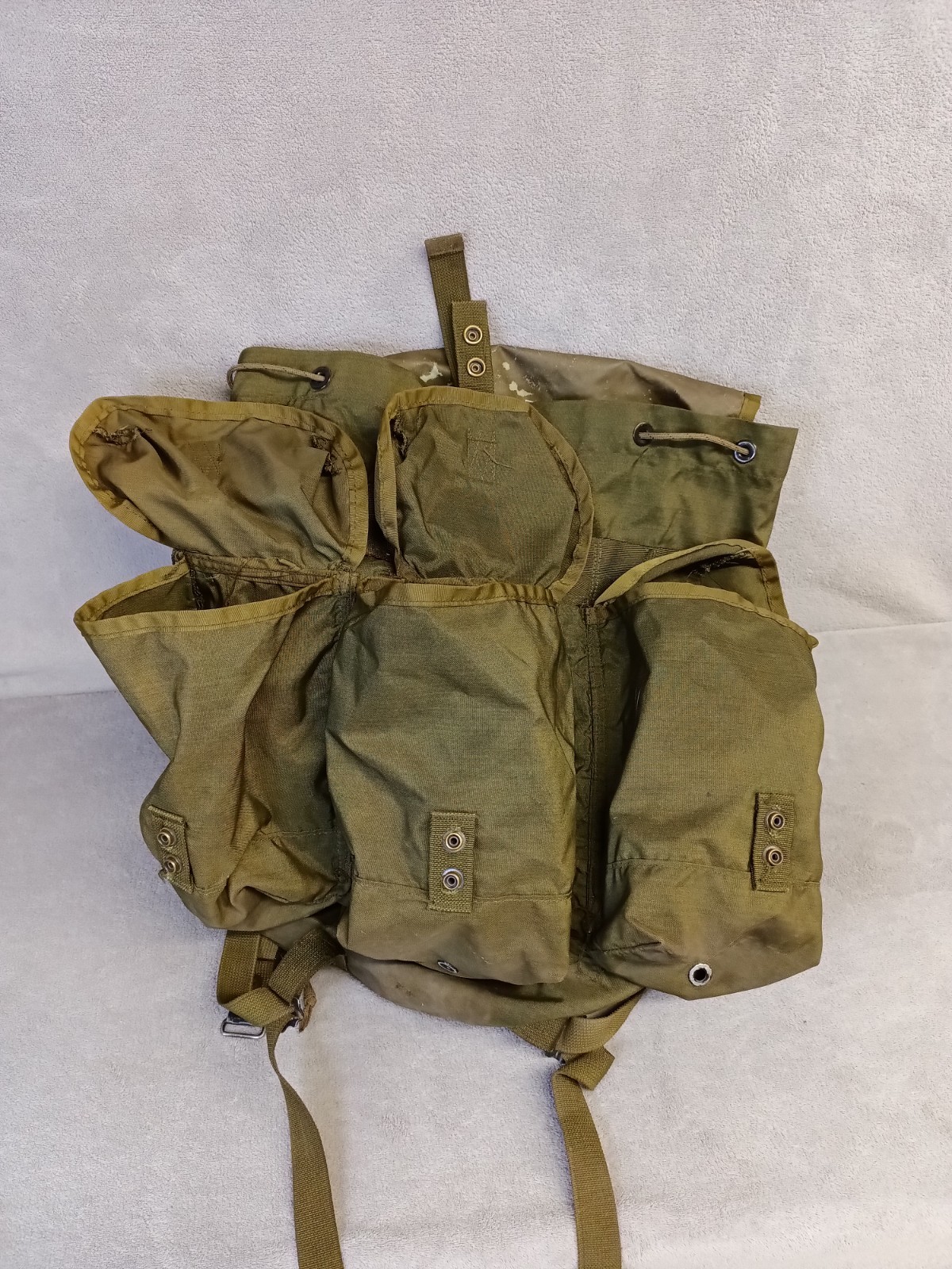 USGI Field Back Pack Combat Nylon Large LC-1 Large Green BPS No Frame