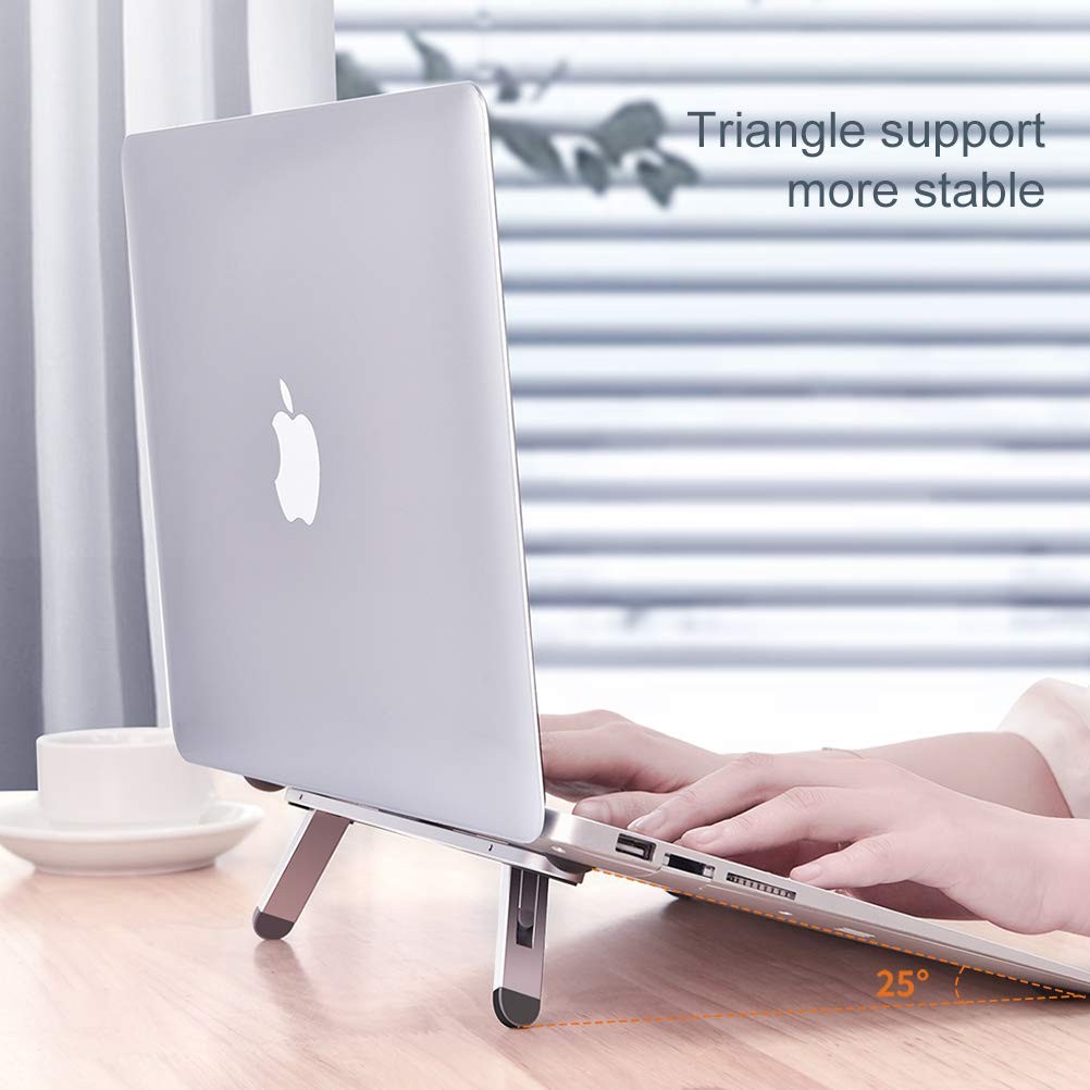 Laptop Stand Desk Cooling Keyboard Riser Ergonomic Elevator Fits 1015.6 Inch