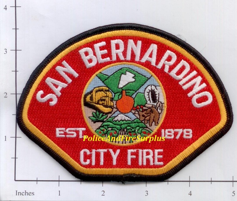 California - San Bernardino CA Fire Dept Patch