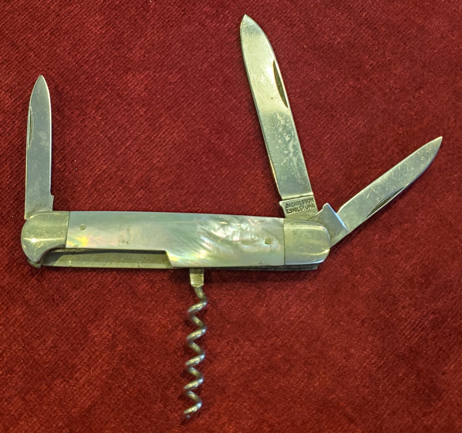 J. W. CARLSSON EKILSTUNA MOP 3 BLADE BARTENDER KNIFE