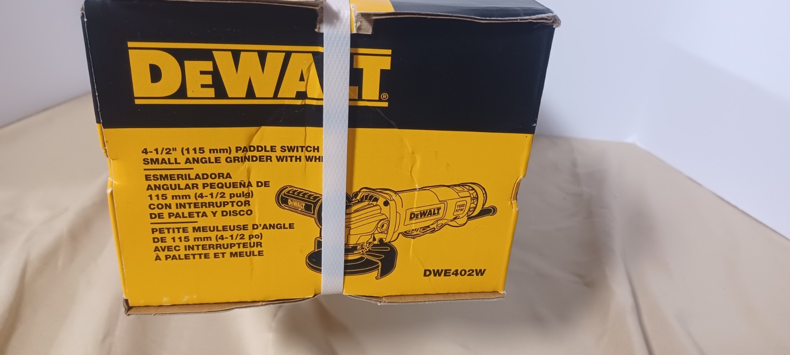 dewalt 4 1/2 angle grinder corded