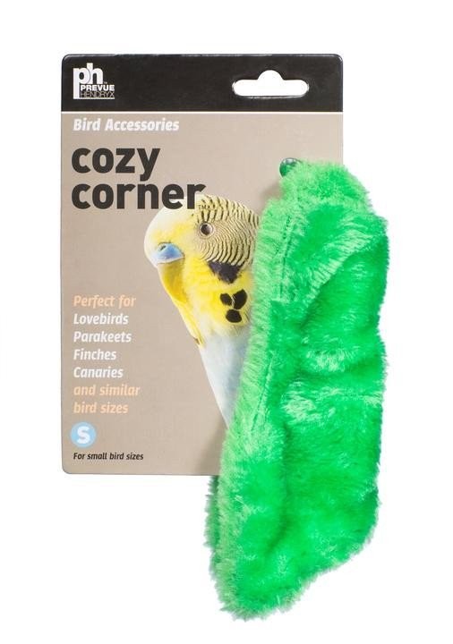 Prevue Pet Cozy Corner Fleece Bird Blanket Small Select Color:: Green