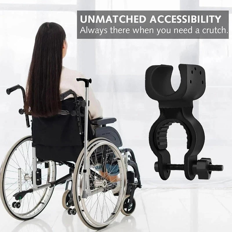 2 Pcs Cane Holder for Walker, Universal Cane Holder Rollator Accessories Stro...