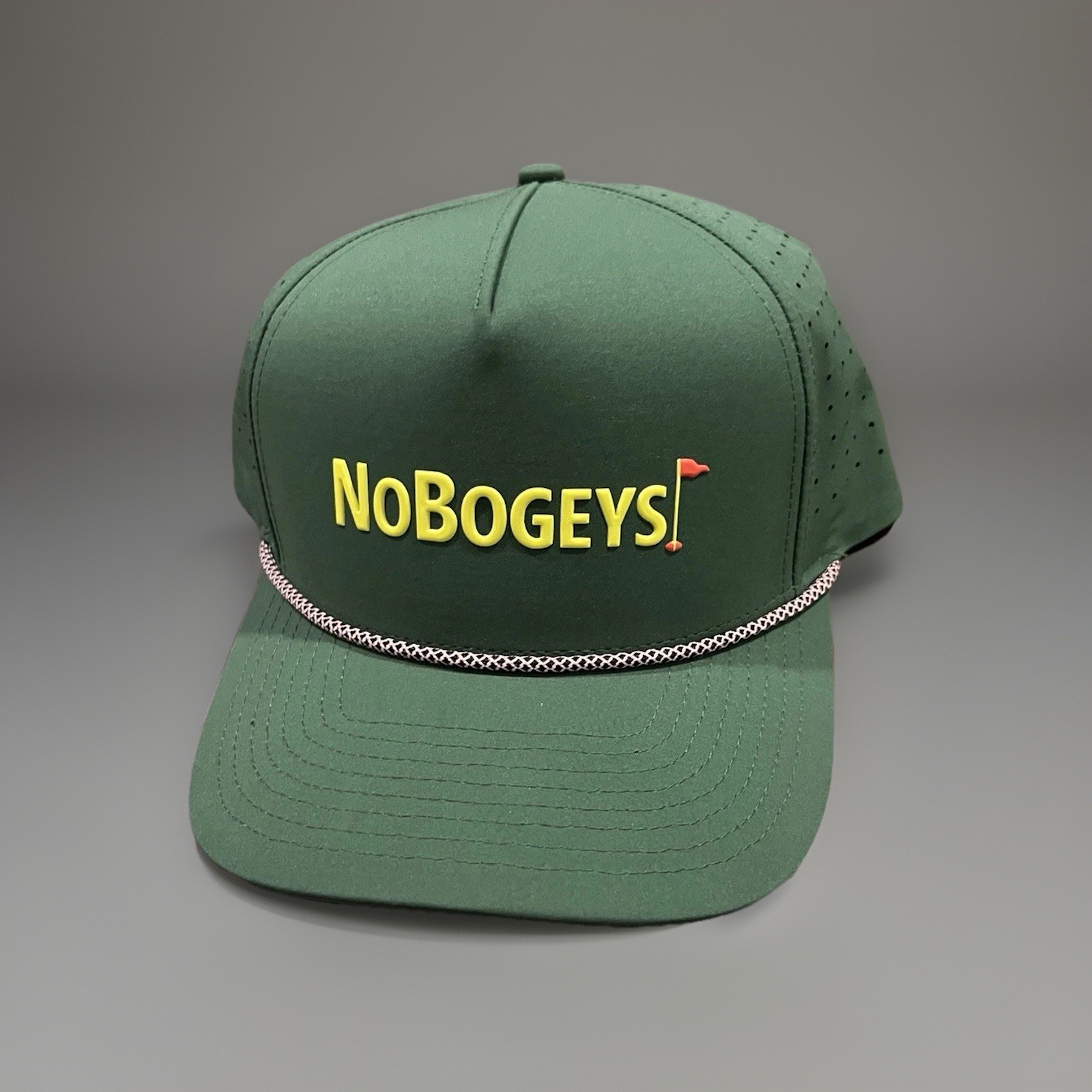 NoBogeys Masters Limited Edition Green/Pink Azaleas & Pimento Cheese Golf Hat