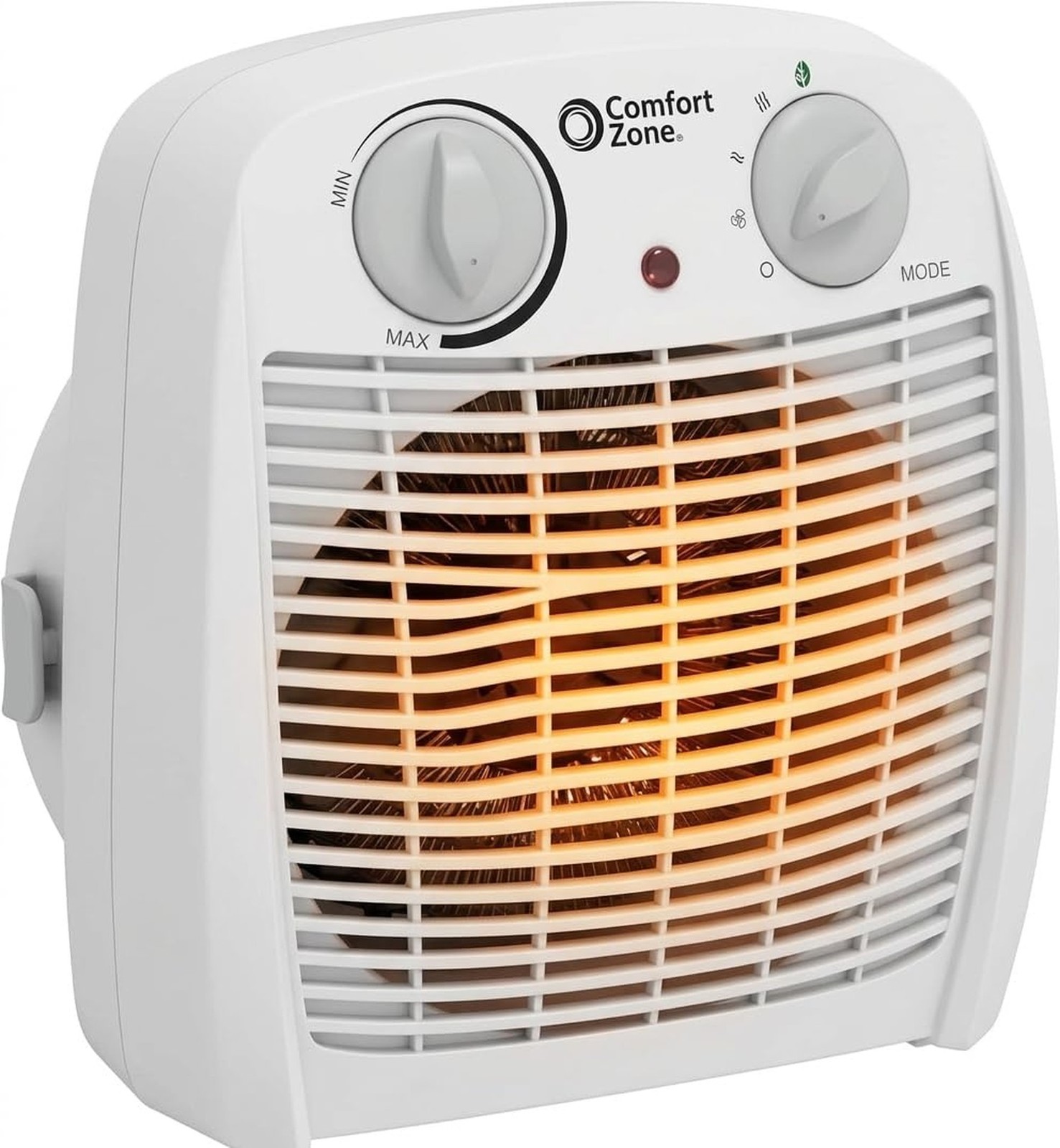 Comfort Zone Indoor Space Heater with Adjustable Thermostat, Fan Forced, Elec...
