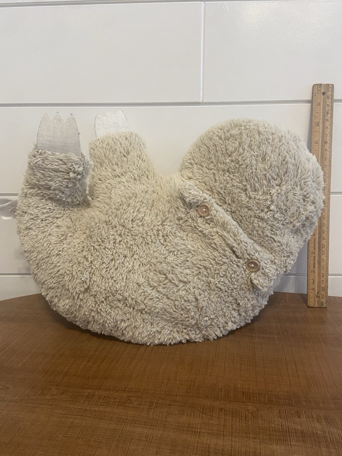 Studio Lane Sloth Plush Pillow Rare