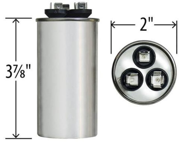 American Standard 45+7.5uF Dual Capacitor North America