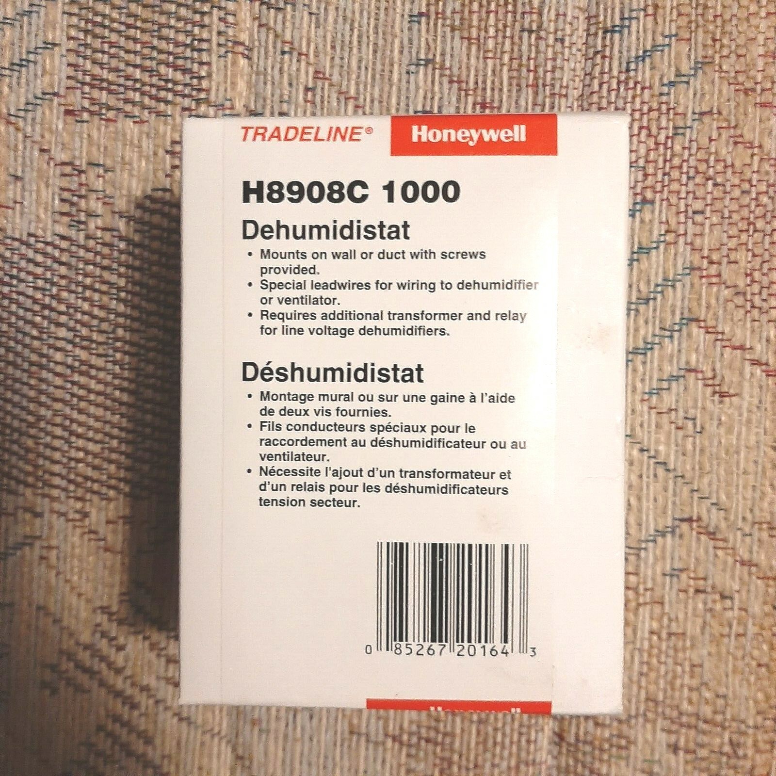 New Tradeline Honeywell H8908C 1000 Dehumidistat*