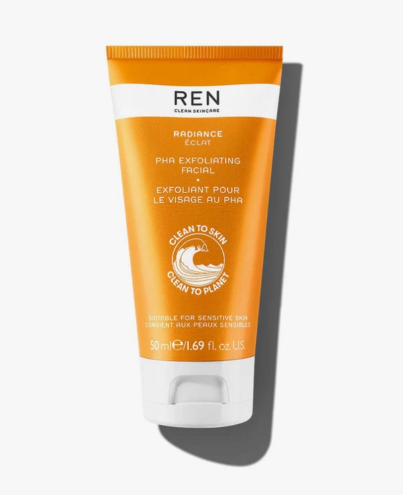 REN Clean Skincare Radiance PHA Exfoliating Facial 1.69 oz / 50 ml NEW Full-size
