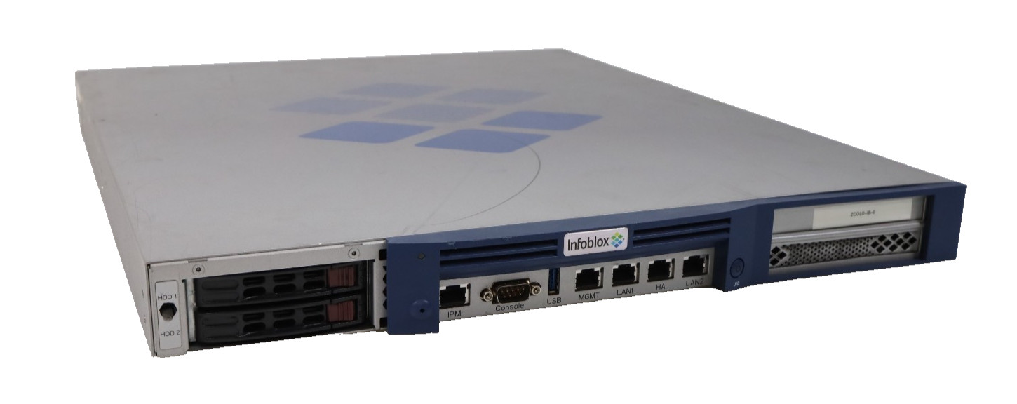 Infoblox TE-1405-HW-AC Trinzic 1405 1U Server 5x 1GbE Ports Dual AC Power