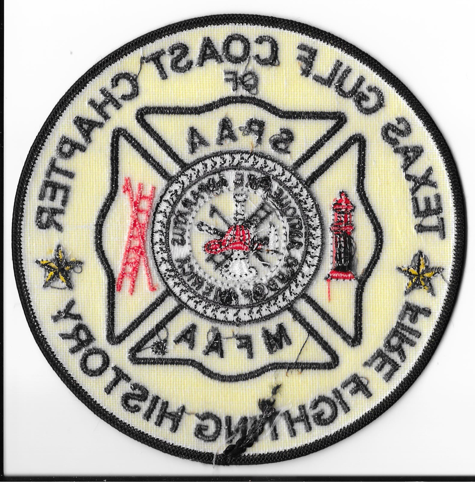 Texas Gulf Coast Chapter SPAA MFAA Fire Fighting History Patch V1