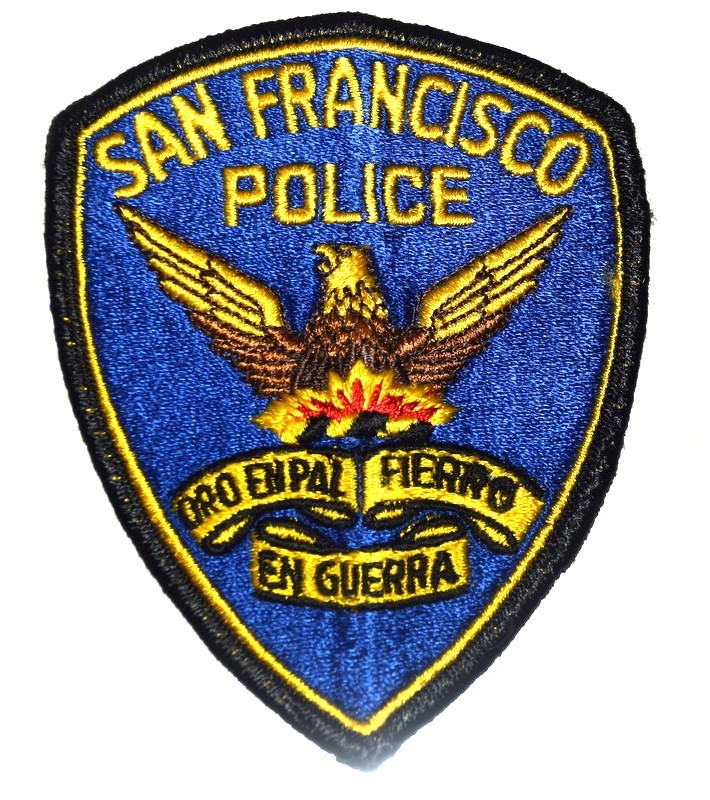 SAN FRANCISCO CALIFORNIA CA Police Patch PHOENIX RISING FROM FLAMES USED 0J2