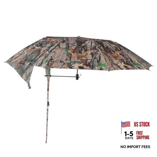Tree Stand Umbrella, 58" Wide Camo Hunting Umbrella for Tree Stand, Weather