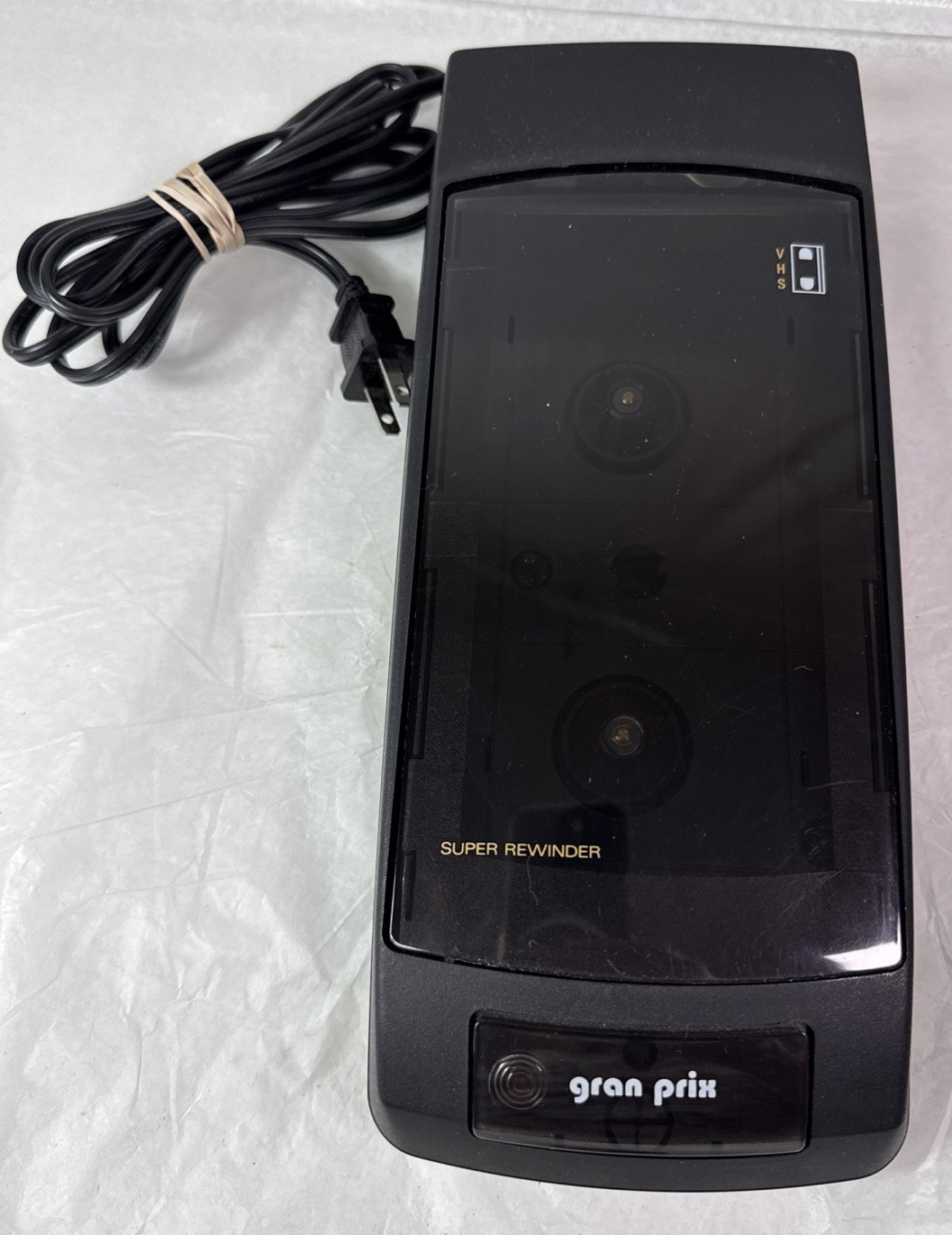 Gran Prix Super Rewinder GPX TVR91 VHS Cassette Tape Video Tape Rewinder Tested