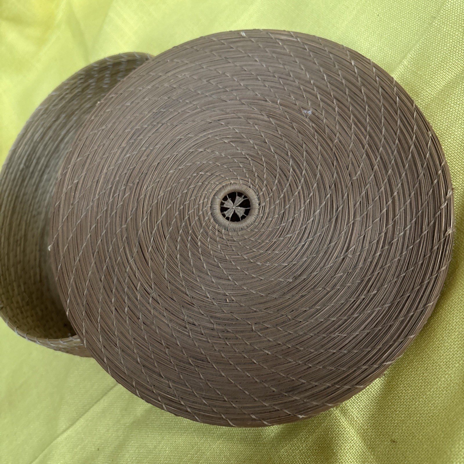 Beautiful Handwoven Basket With Lid