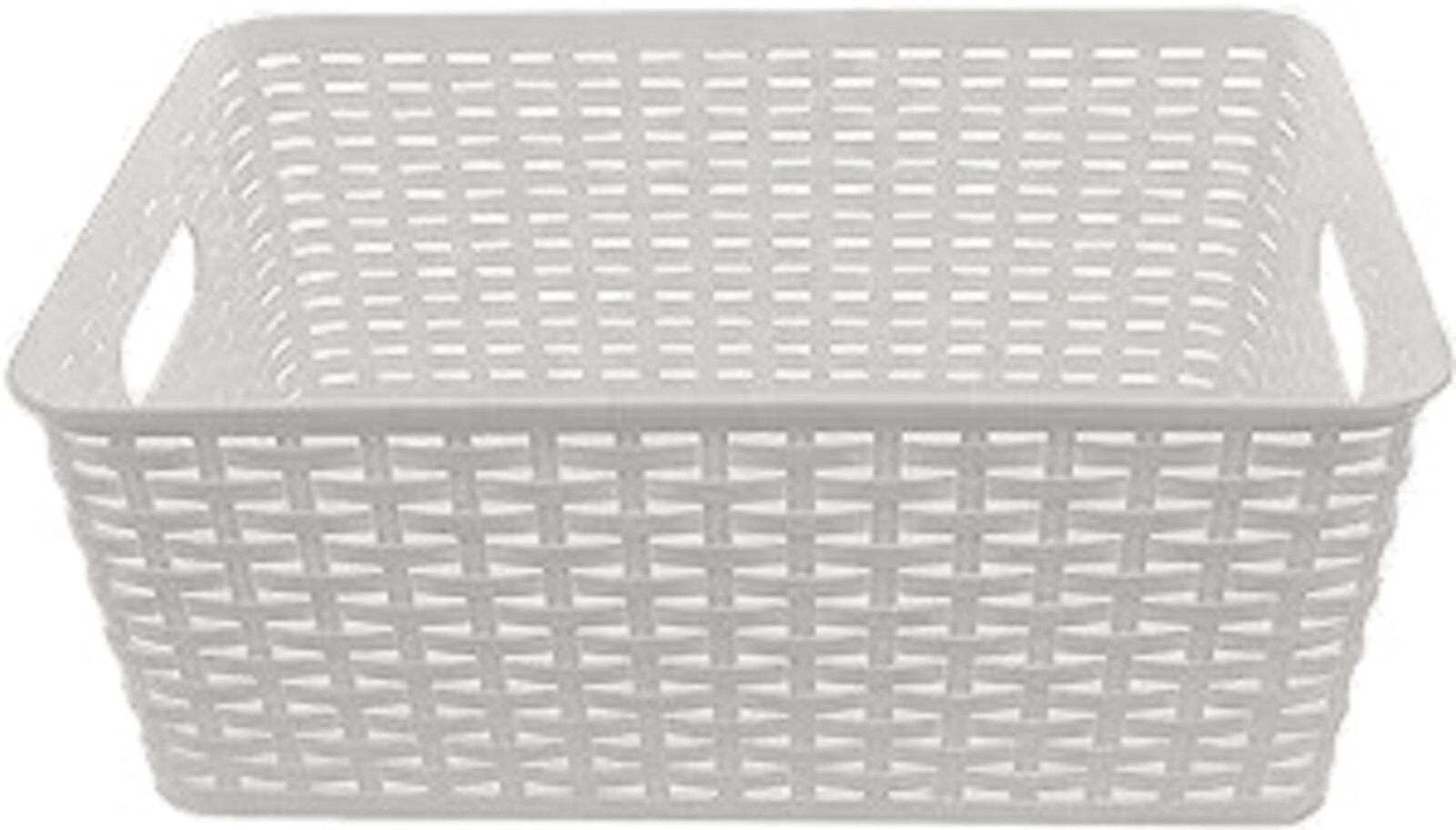 Plastic Rattan Storage Box Basket Organizer Large, ba426