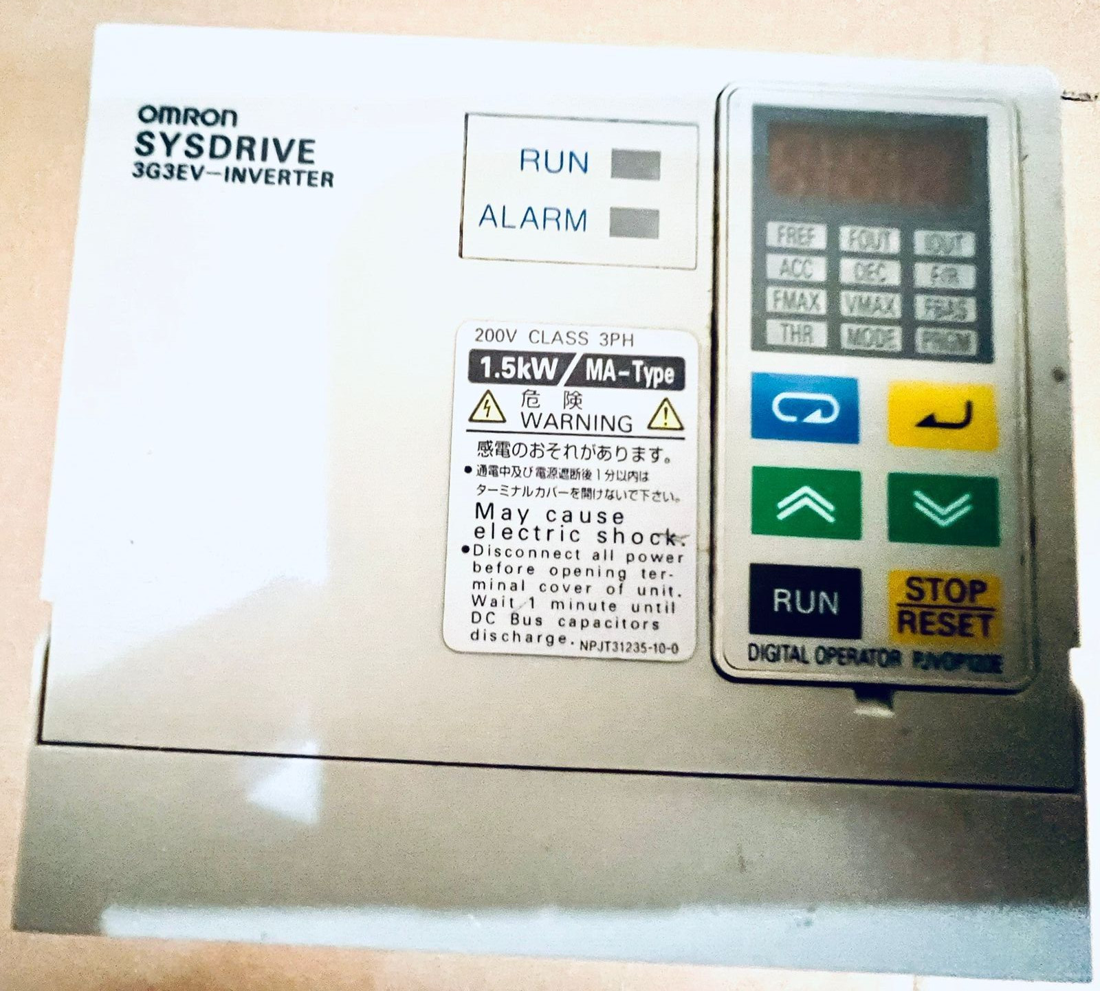 OMRON 3G3EV-A2015MA-CUES1 INVERTER SYSDRIVE