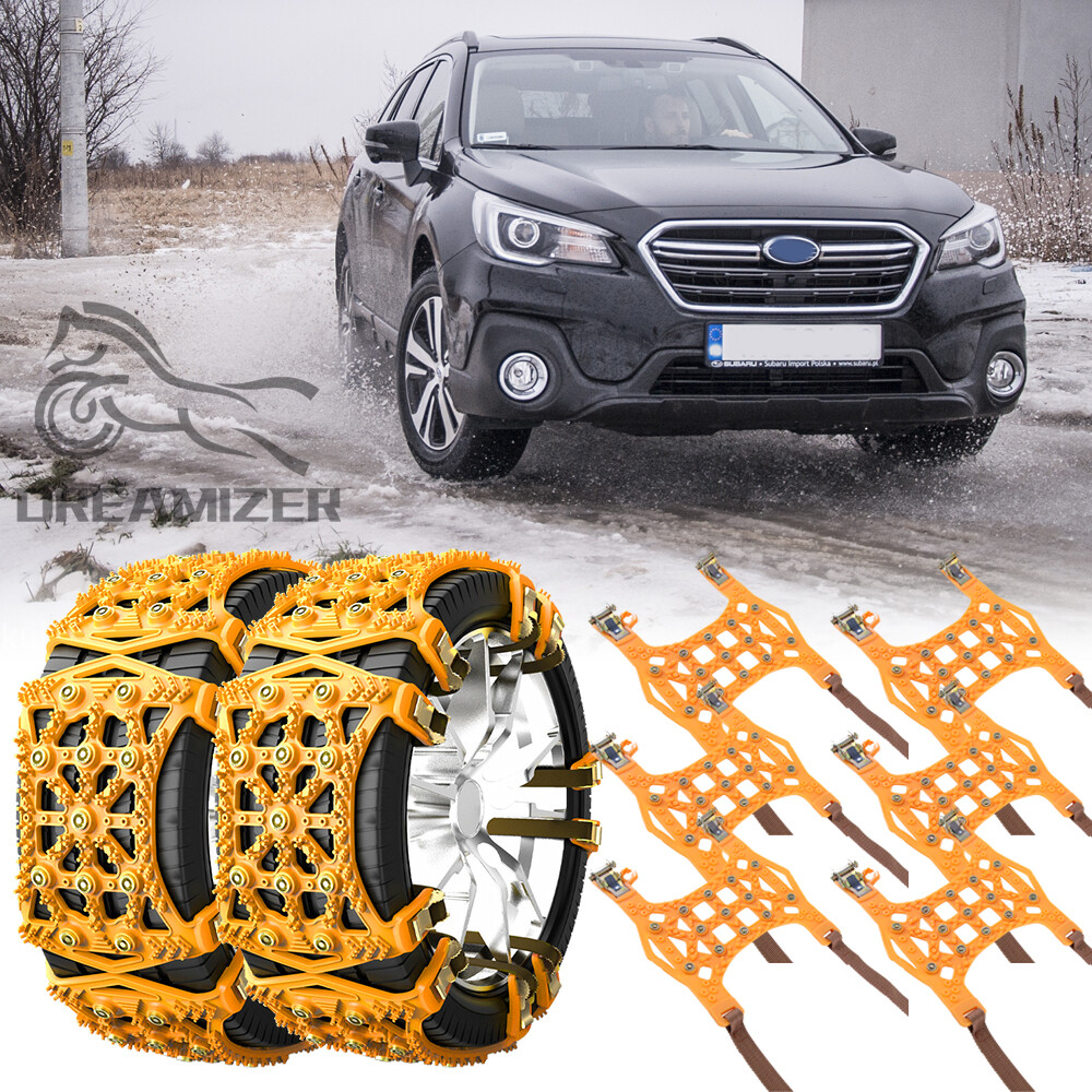 6x Car SUV Truck Wheel Snow Tire Chain Anti Skid Emergency For Subaru Outback
