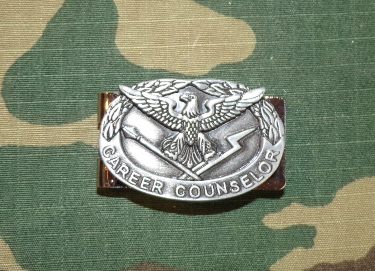 Original US Army Career Counselor Support Center Money Clip