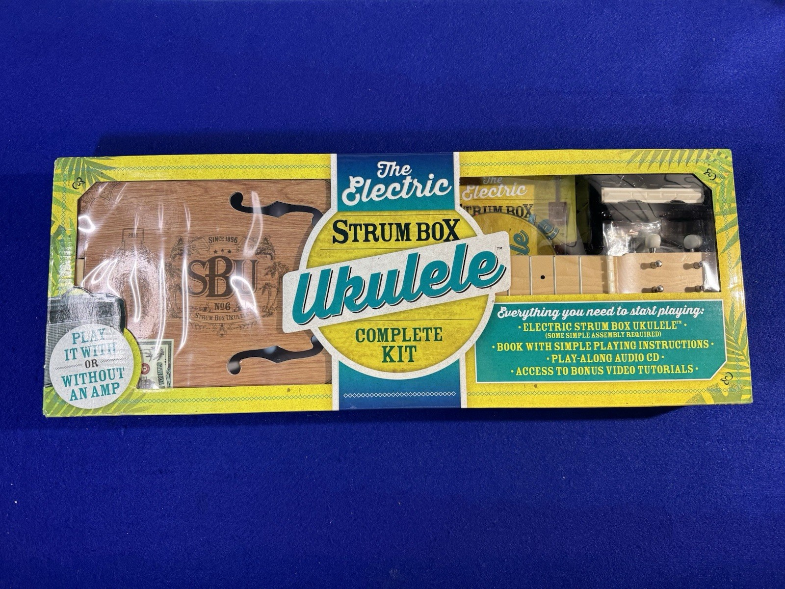 Electric Strum Box Ukulele Complete Kit By Hinkler NEW Unopened With CD