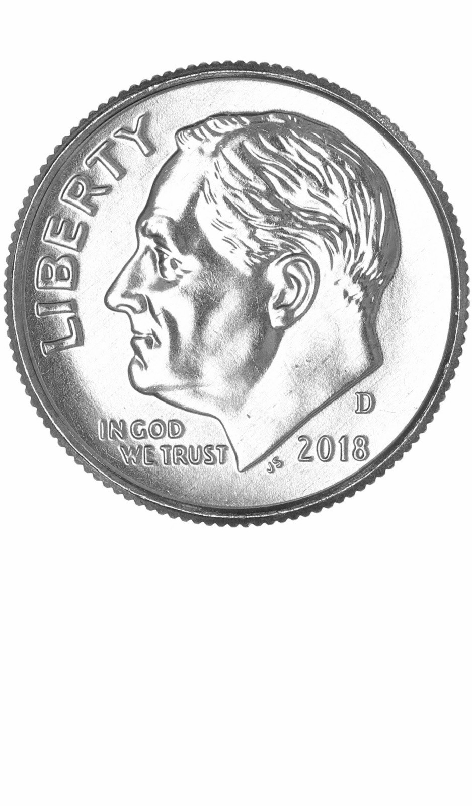 2018  D   Roosevelt Dime - From Uncirculated Roll Free Shipping
