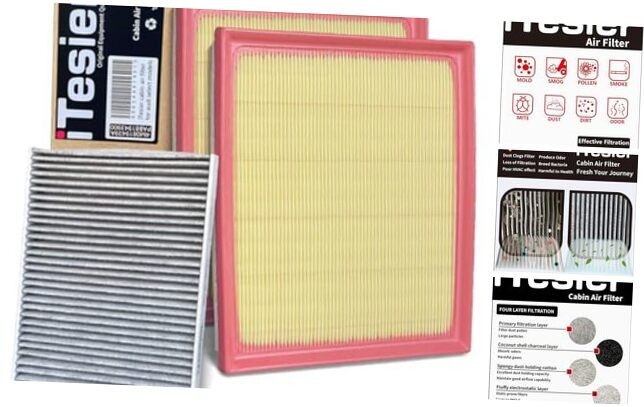 Engine Cabin Air Filter kit for Tundra Tundra(2022-2025)-Sequoia(2023-2025)