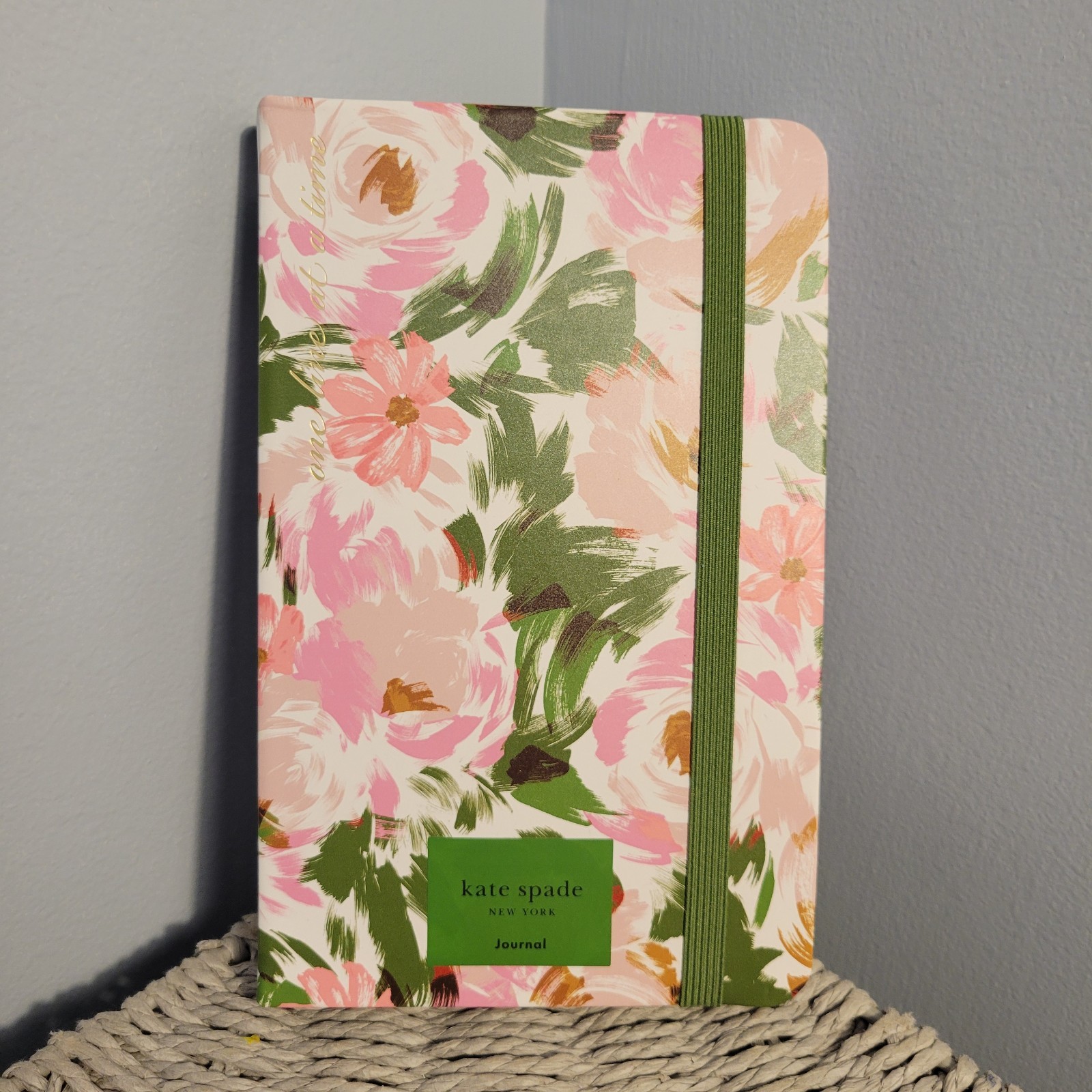 Kate Spade Take Note Large Notebook One Line At A Time 3 Year With Ribbon BM
