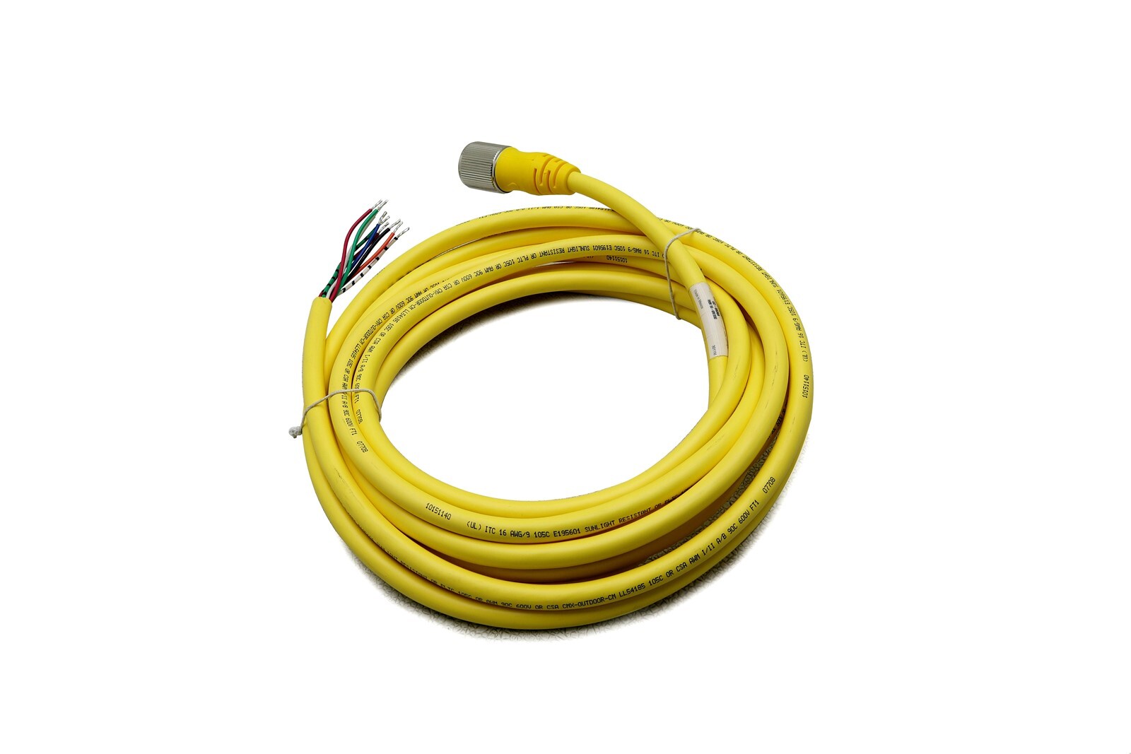 TURCK ACTUATOR SENSOR CABLE 1-1/8" FEMALE STRAIGHT U2-00369 RKM 96-6M/S90