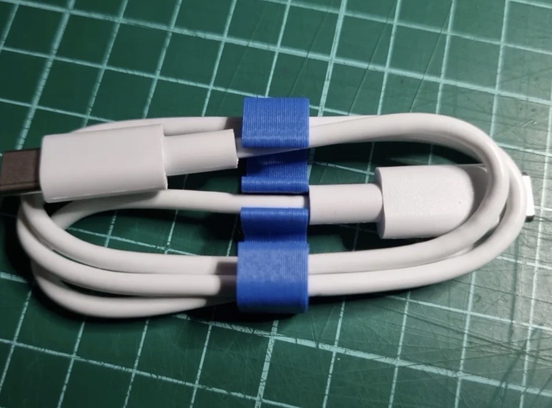 Blue Cable Holder / Organizer  S/M/L Size Cable Manegment