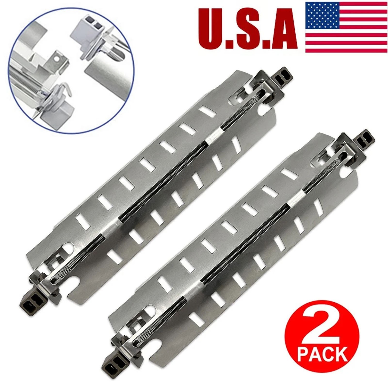 2x Defroster Refrigerator WR51X10055 For GE Heating Element WR51X10030 AP3183311