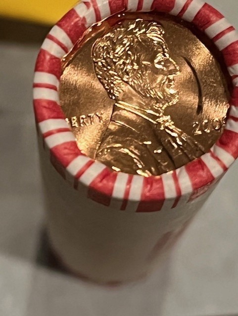 2009 lincoln penny roll LP1 Or LP2. Mint Mark Either P or D (Only one BU Roll)