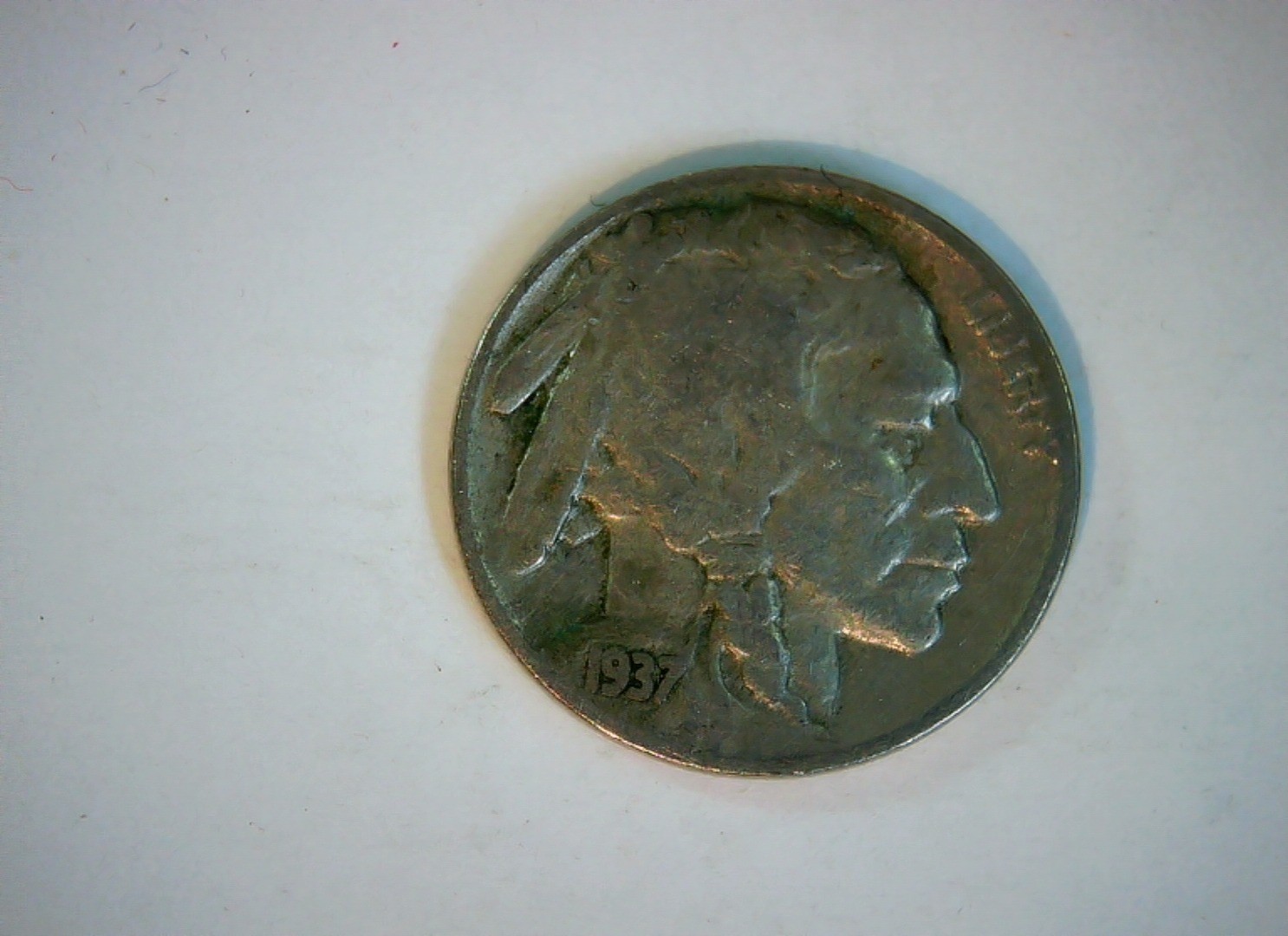 United States 1937 5 Cents Buffalo (Indian Head ) Coin