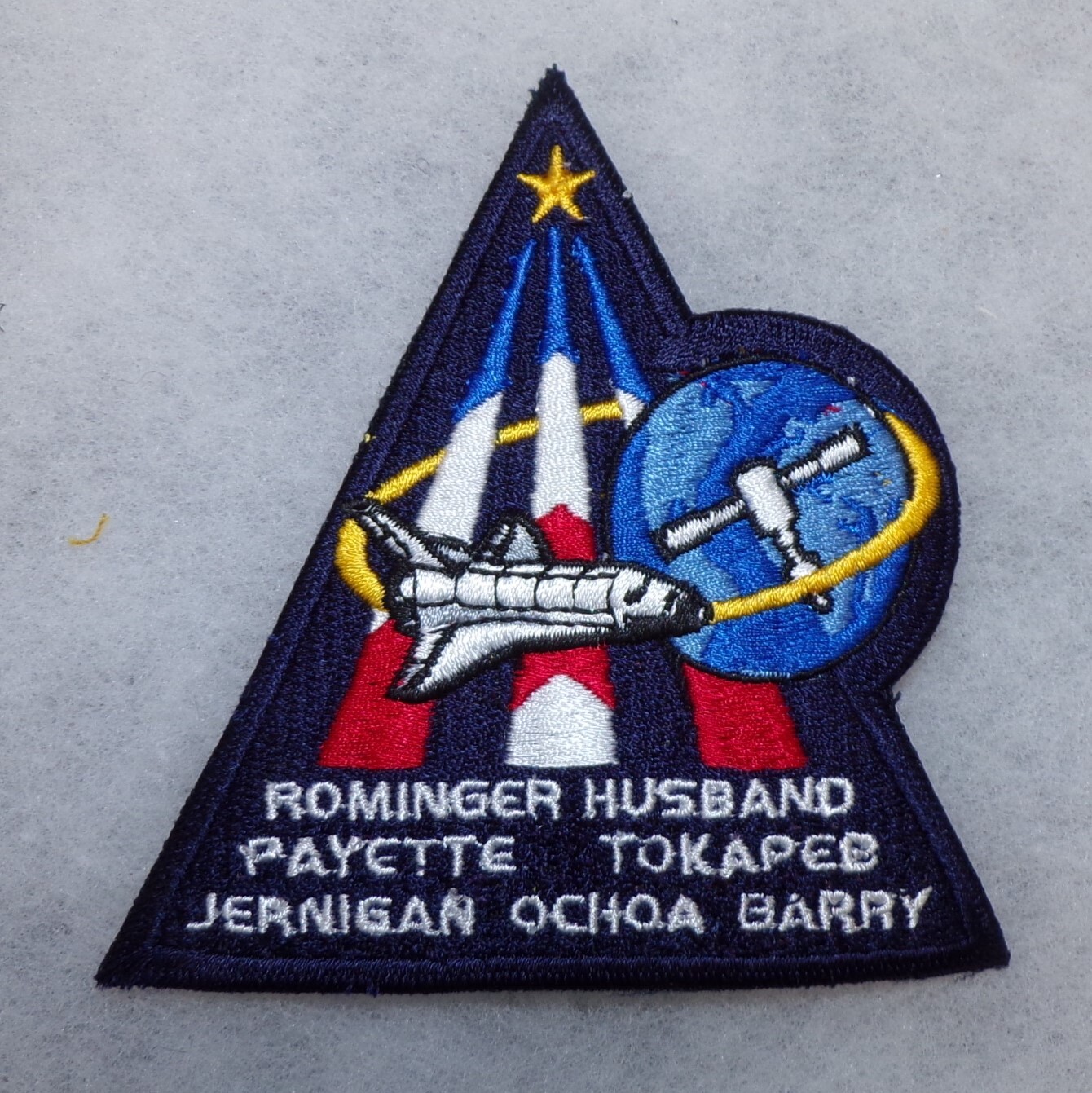 Original USA NASA Space Shuttle Discovery STS-96 Embroidered Patch Vintage