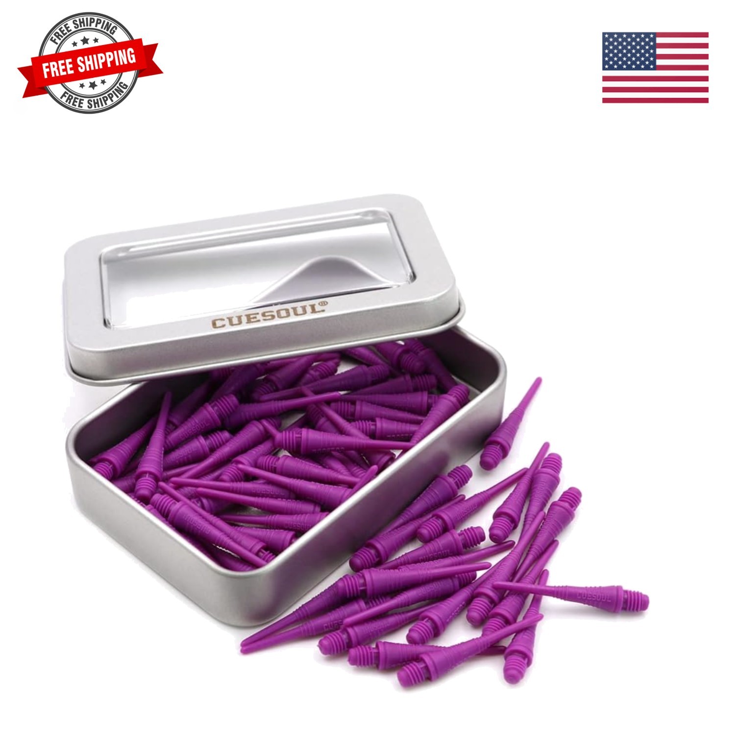 100 Pieces Soft Tip Points for Soft Tip Darts