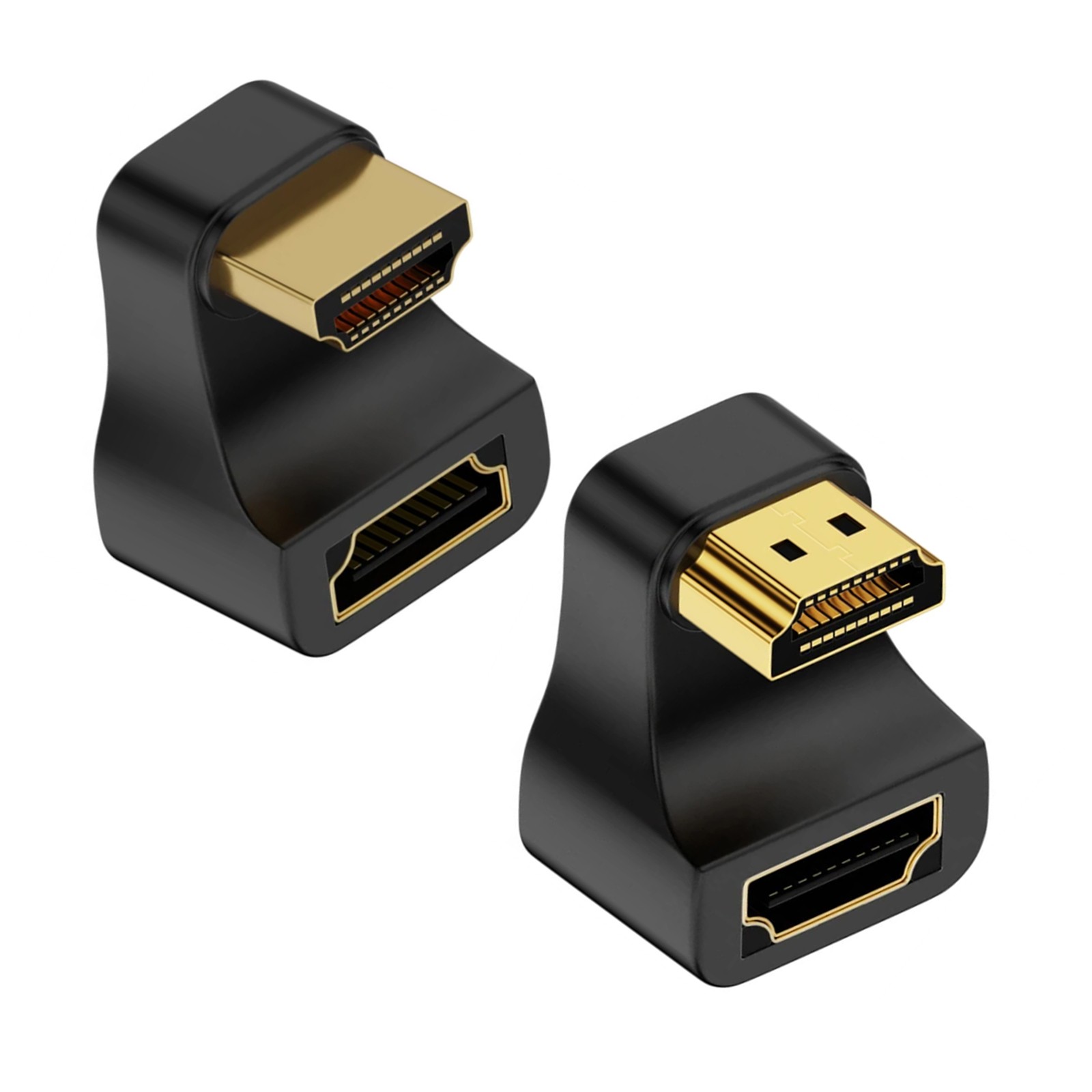 U-Shape 8K HDMI to HDMI Adapter 2.1 Version HDMI Male to 180 Degree HD Converter