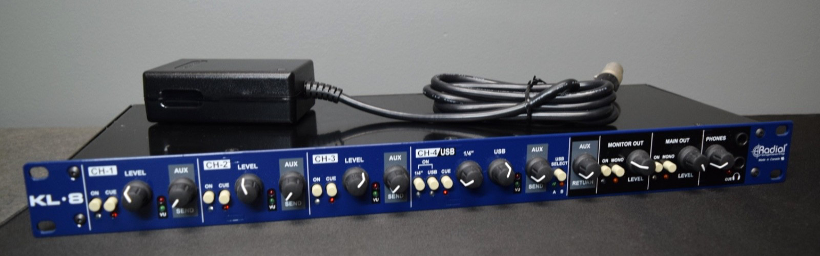Radial Engineering KL-8 Rackmount Keyboard Mixer / Mixing Station