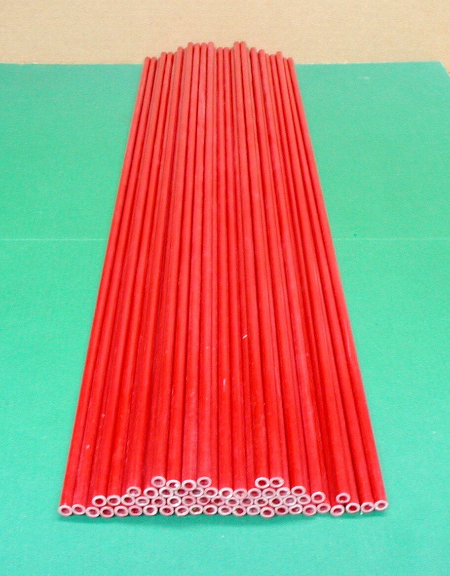 Lot of 100 Fiberglass Arrow Shafts for Building Youth / Kids Arrows